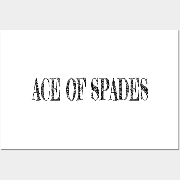 ace of spades Wall Art by ALSPREYID